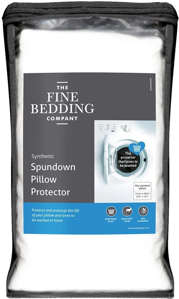 The Fine Bedding Company Spundown Pillow Protector 3 The Fine Bedding Company Spundown Pillow Protector