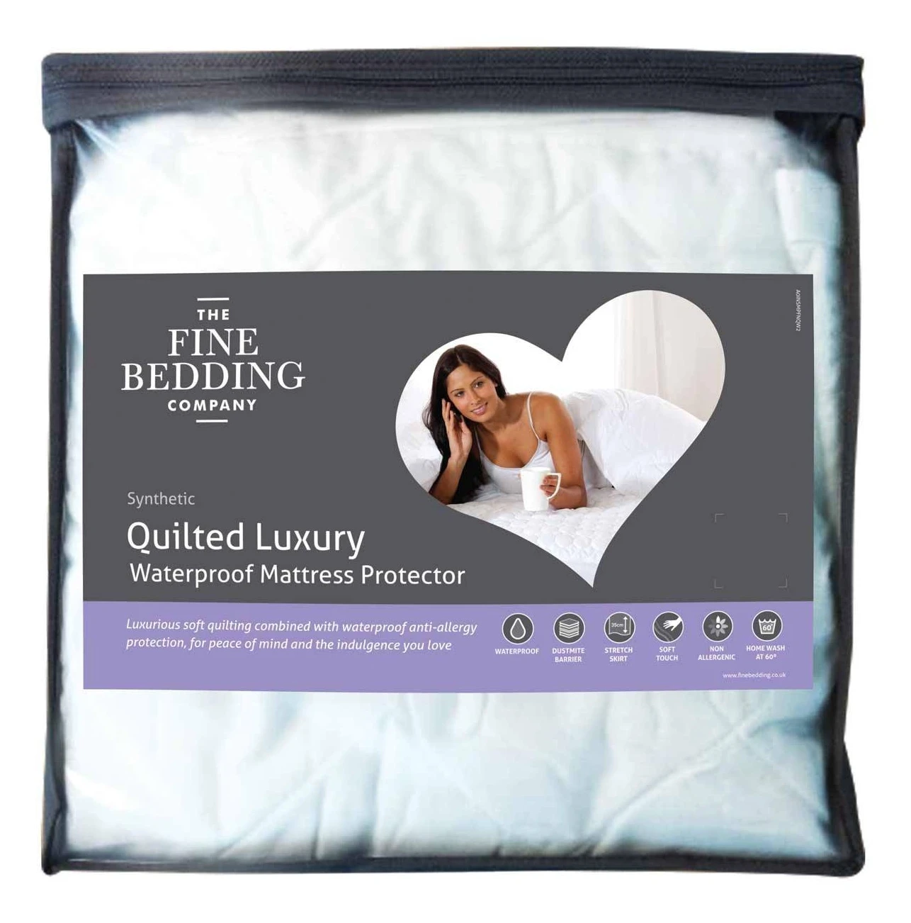 The Fine Bedding Company Quilted Luxury Waterproof Mattress Protector 3 The Fine Bedding Company Quilted Luxury Waterproof Mattress Protector