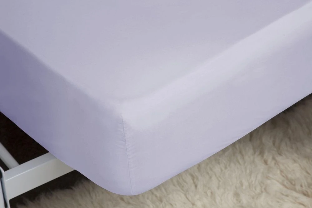 Belledorm 200 Count Fitted Sheet - Heather