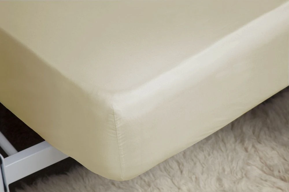 Belledorm 200 Count Fitted Sheet - Cream