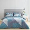 Catherine Lansfield Larsson Geo Teal Duvet Set 2 Catherine Lansfield Larsson Geo Teal Duvet Set -Best Bedding Store 38138 13346