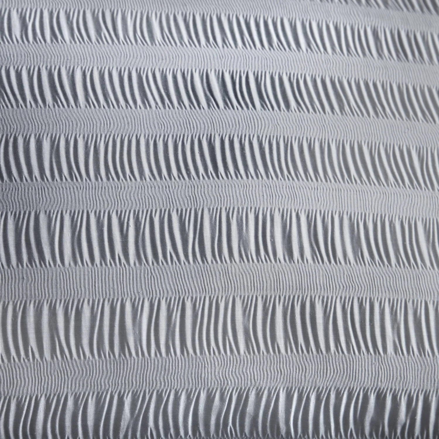 Serene Seersucker Grey Duvet Set 5 Serene Seersucker Grey Duvet Set - Image 3
