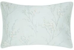 Laura Ashley Pussy Willow Duck Egg Pillowcase Pair