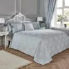 Dreams & Drapes Imelda Duck Egg Bedspread -Best Bedding Store 51137 30425