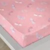 Bedlam Flutterby Butterfly Pink Fitted Single Sheet -Best Bedding Store 51152 30415