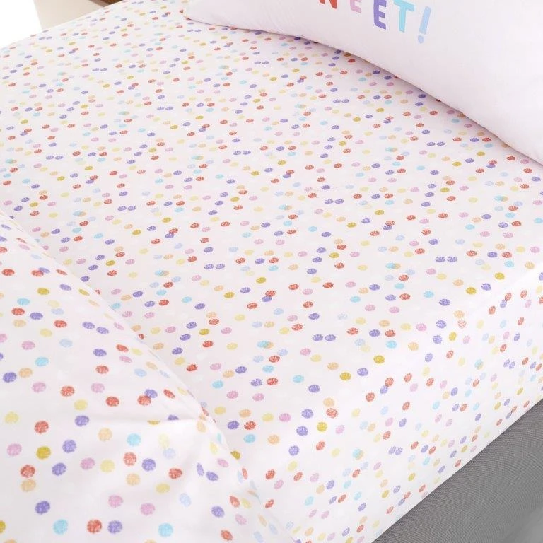 Catherine Lansfield Ice Cream Fundae Kids Single Fitted Sheet 4 Catherine Lansfield Ice Cream Fundae Kids Single Fitted Sheet - Image 2