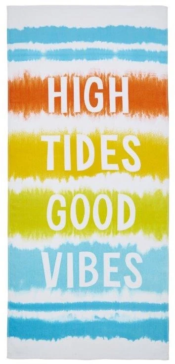 Catherine Lansfield Good Vibes Beach Towel 3 Catherine Lansfield Good Vibes Beach Towel