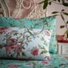 Furn Vintage Chinoiserie Floral Exotic Duvet Cover Set Jade -Best Bedding Store 53562 25537