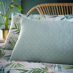 Furn Bali Palm Botanical Duvet Cover Set Green -Best Bedding Store 53564 25543