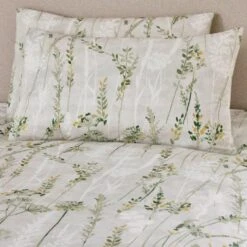 Dreams & Drapes Wild Stems Green Duvet Set 7 Dreams & Drapes Wild Stems Green Duvet Set -Best Bedding Store 53588 25499