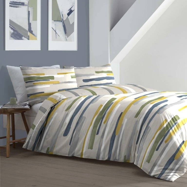 Fusion Clifton Green Duvet Set 3 Fusion Clifton Green Duvet Set