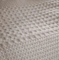 Pineapple Elephant Caspian Stone Waffle Duvet Set -Best Bedding Store 53901 24583