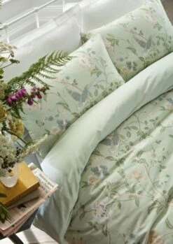 Laura Ashley Summer Palace Eau De Nil Duvet Cover Set -Best Bedding Store 54111 23797