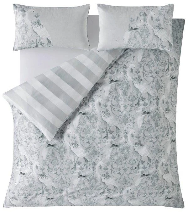 Laura Ashley Tregaron Silver Duvet Cover Set 5 Laura Ashley Tregaron Silver Duvet Cover Set - Image 3