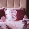 Catherine Lansfield Dramatic Floral Claret Duvet Set -Best Bedding Store 54166 23514